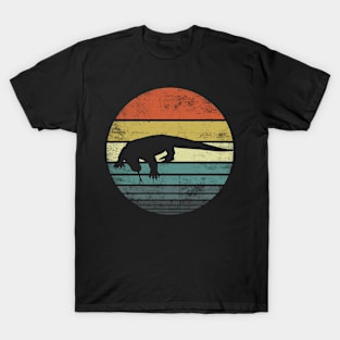 Komodo Dragon Lover Retro Vintage Zoo Silhouette T-Shirt